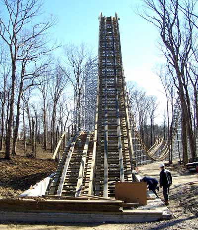 Photos of Holiday World, The Voyage Rollercoaster, Bahari Action Rover and more from the 2006 Off Season Construction Tour at Holiday World & Splashin Safari, Santa Claus, Indiana