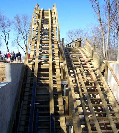 Photos of Holiday World, The Voyage Rollercoaster, Bahari Action Rover and more from the 2006 Off Season Construction Tour at Holiday World & Splashin Safari, Santa Claus, Indiana