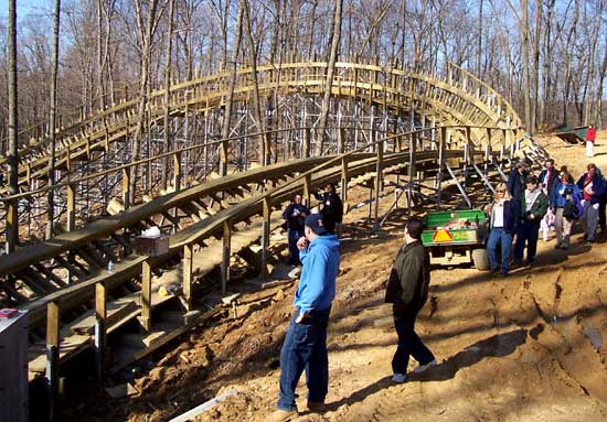 Photos of Holiday World, The Voyage Rollercoaster, Bahari Action Rover and more from the 2006 Off Season Construction Tour at Holiday World & Splashin Safari, Santa Claus, Indiana