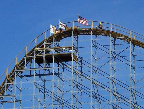 Photos of Holiday World, The Voyage Rollercoaster, Bahari Action Rover and more from the 2006 Off Season Construction Tour at Holiday World & Splashin Safari, Santa Claus, Indiana