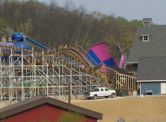 New For 2006 Voyage Rollercoaster at Holiday World, Santa Claus, Indiana