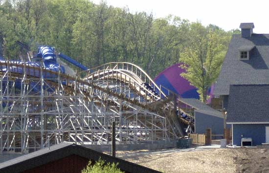 The New For 2006 The Voyage Rollercoaster at Holiday World, Santa Claus, Indiana