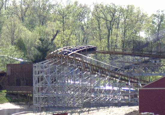 The New For 2006 The Voyage Rollercoaster at Holiday World, Santa Claus, Indiana