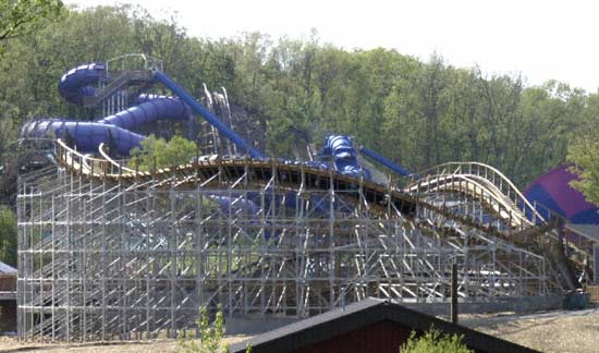 The New For 2006 The Voyage Rollercoaster at Holiday World, Santa Claus, Indiana