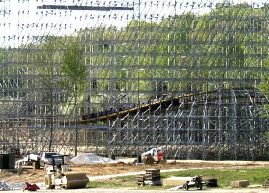 The New For 2006 The Voyage Rollercoaster at Holiday World, Santa Claus, Indiana