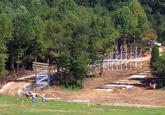 2006 Construction at Holiday World & Splashin' Safari, Santa Claus, Indiana