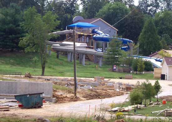 The New For 2006 Voyage Rollercoaster at Holiday World, Santa Claus, Indiana