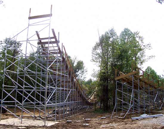 The New For 2006 Voyage Rollercoaster at Holiday World, Santa Claus, Indiana