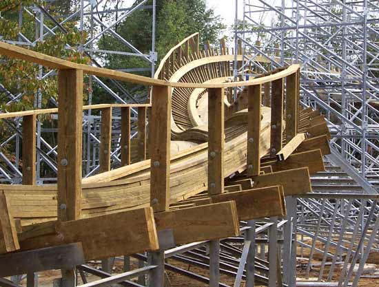 The New For 2006 Voyage Rollercoaster at Holiday World, Santa Claus, Indiana