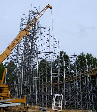 The New For 2006 Voyage Rollercoaster at Holiday World, Santa Claus, Indiana