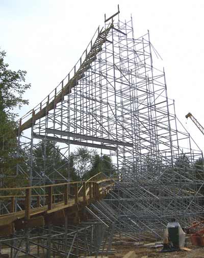 The New For 2006 Voyage Rollercoaster at Holiday World, Santa Claus, Indiana