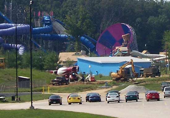 2006 Construction at Holiday World & Splashin' Safari, Santa Claus, Indiana