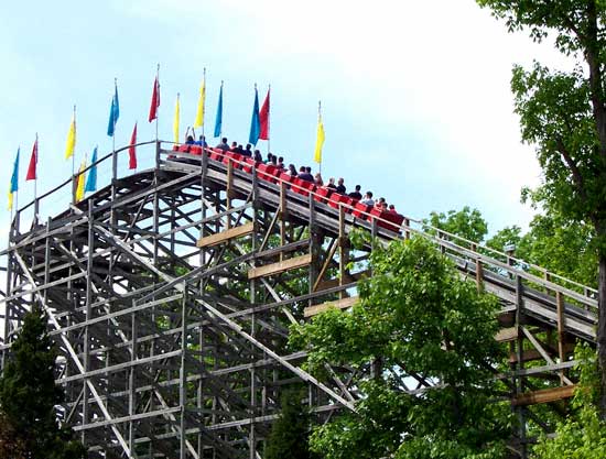 The Raven Rollercoaster at Holiday World, Santa Claus, Indiana