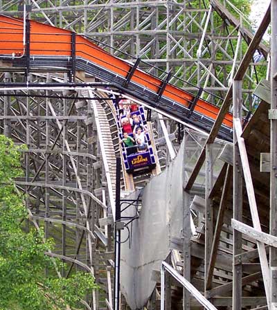 The Legend Rollercoaster at Holiday World, Santa Claus, Indiana