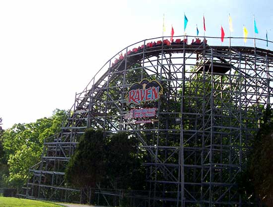 The Raven Rollercoaster at Holiday World, Santa Claus, Indiana