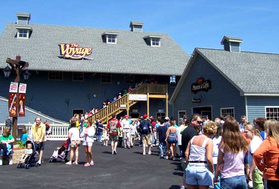 The Voyage Rollercoaster at Holiday World & Splashin Safari, Santa Claus, Indiana