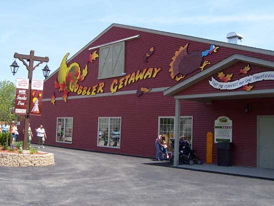 The Gobbler Getaway dark ride at Holiday World & Splashin Safari, Santa Claus, Indiana