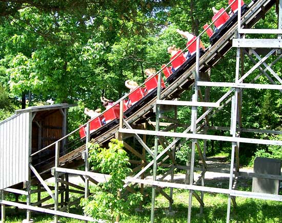 The Raven Rollercoaster at Holiday World & Splashin Safari, Santa Claus, Indiana