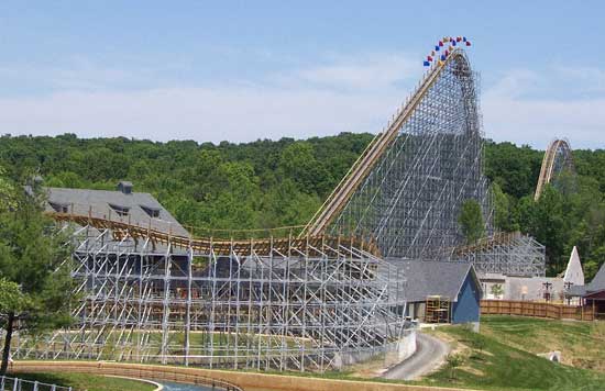 The Voyage Rollercoaster at Holiday World & Splashin Safari, Santa Claus, Indiana