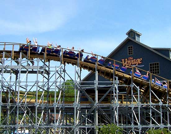 The Voyage Rollercoaster at Holiday World & Splashin Safari, Santa Claus, Indiana