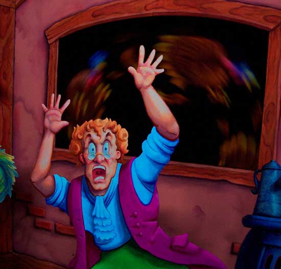 The New For 2006 Gobbler Getaway Dark Ride at Holiday World, Santa Claus, Indiana