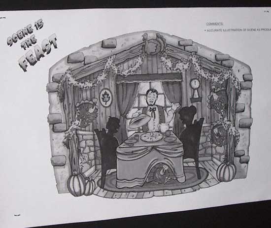 The New For 2006 Gobbler Getaway Dark Ride at Holiday World, Santa Claus, Indiana