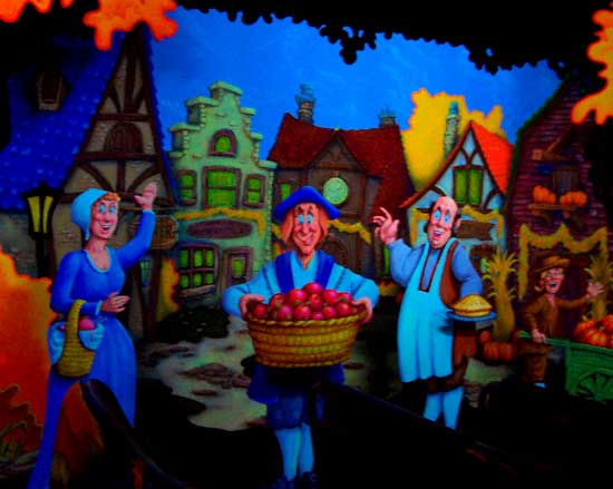 The New For 2006 Gobbler Getaway Dark Ride at Holiday World, Santa Claus, Indiana