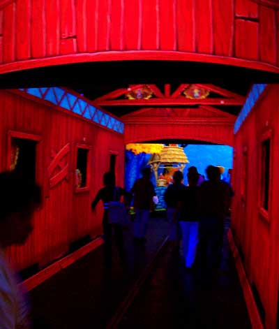 The New For 2006 Gobbler Getaway Dark Ride at Holiday World, Santa Claus, Indiana