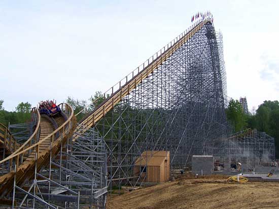 New For 2006 Voyage Rollercoaster at Holiday World, Santa Claus, Indiana