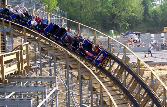 The New For 2006 The Voyage Rollercoaster at Holiday World, Santa Claus, Indiana