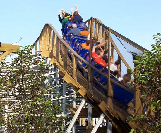 The New For 2006 The Voyage Rollercoaster at Holiday World, Santa Claus, Indiana