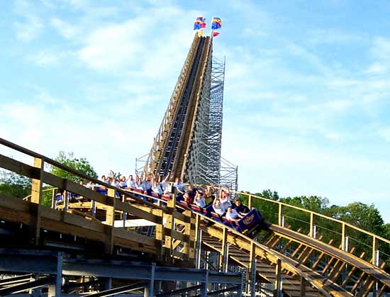 New For 2006 Voyage Rollercoaster at Holiday World, Santa Claus, Indiana