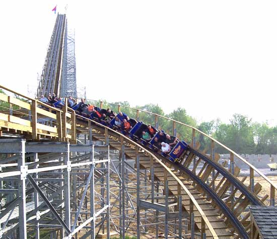 The New For 2006 The Voyage Rollercoaster at Holiday World, Santa Claus, Indiana