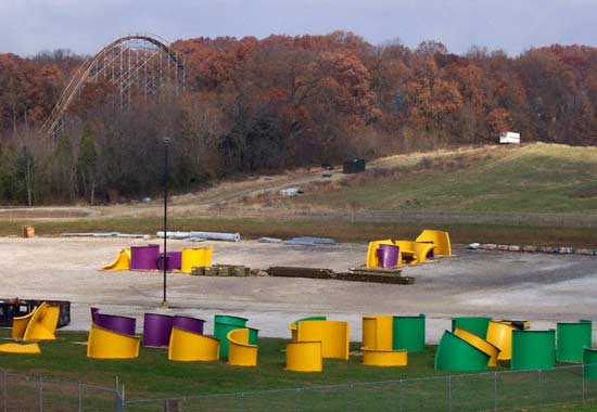 Bakuli under construction at Holiday World & Splashin' Safari