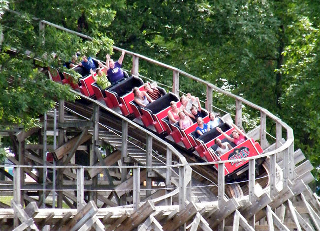 The Raven Rollercoaster at Holiday World @ Splashin' Safari, Santa Claus, IN