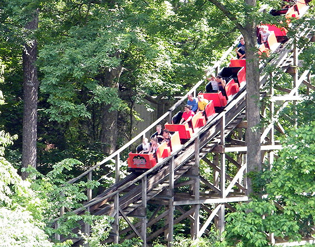 The Raven Rollercoaster at Holiday World @ Splashin' Safari, Santa Claus, IN