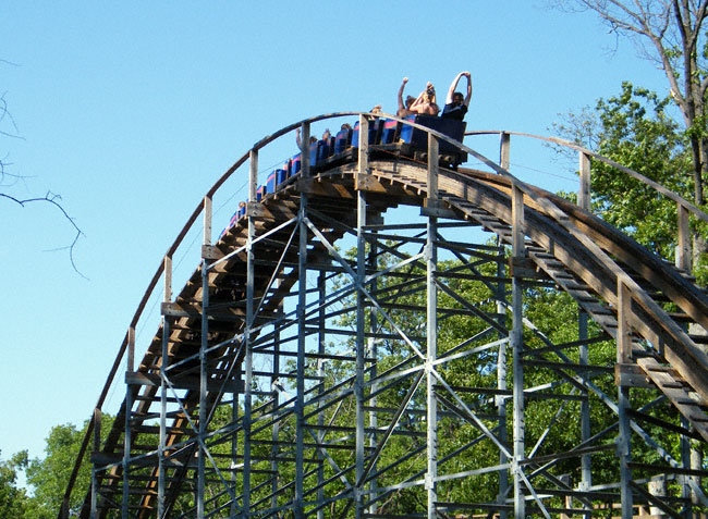 The Voyage Rollercoaster at Holiday World @ Splashin' Safari, Santa Claus, IN