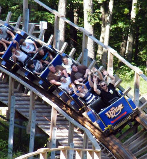  The Voyage Rollercoaster at Holiday World @ Splashin' Safari, Santa Claus, IN