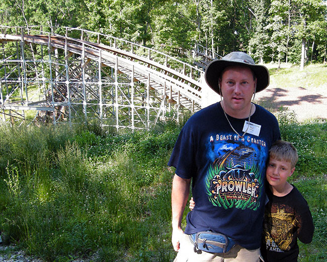 The Voyage Rollercoaster at Holiday World @ Splashin' Safari, Santa Claus, IN