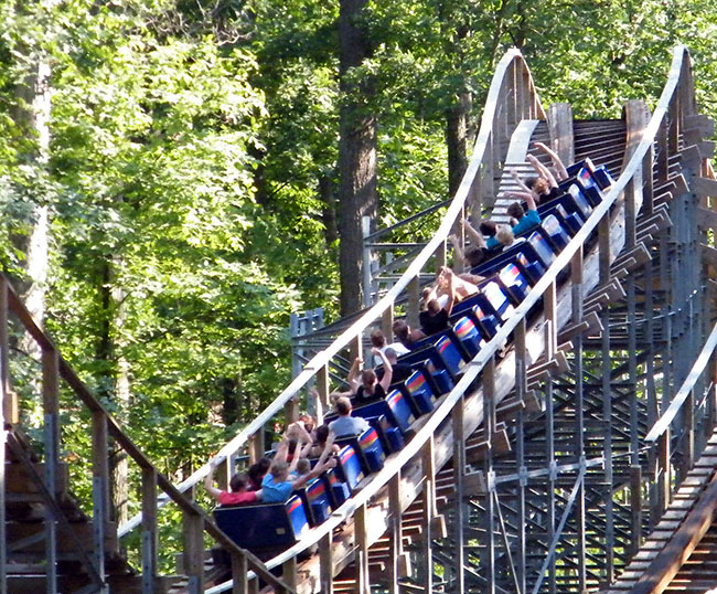 The Voyage Rollercoaster at Holiday World @ Splashin' Safari, Santa Claus, IN