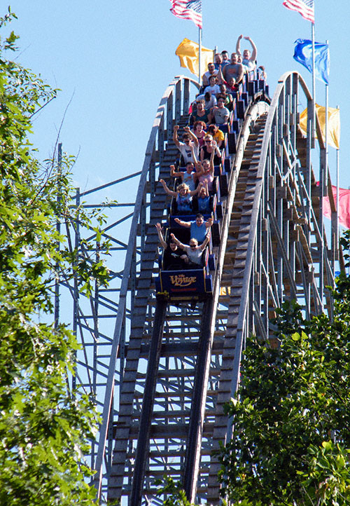 The Voyage Rollercoaster at Holiday World @ Splashin' Safari, Santa Claus, IN