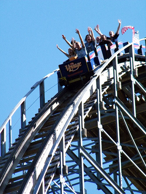 The Voyage Rollercoaster at Holiday World @ Splashin' Safari, Santa Claus, IN