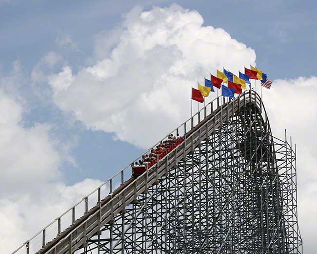 The Voyage Roller Coaster at Holiday World & Splashin' Safari, Santa Claus, IN