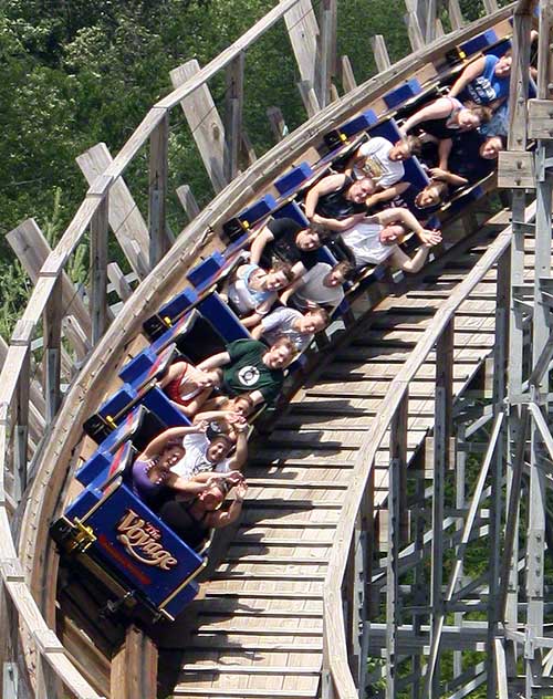 The Voyage Roller Coaster at Holiday World & Splashin' Safari, Santa Claus, IN