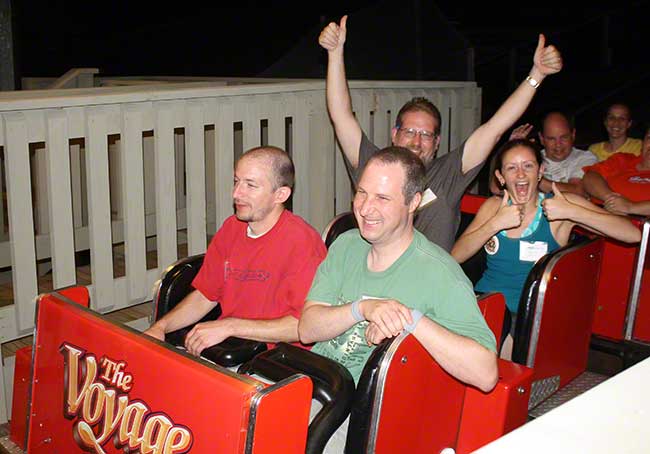 The Voyage Roller Coaster at Holiday World & Splashin' Safari, Santa Claus, IN