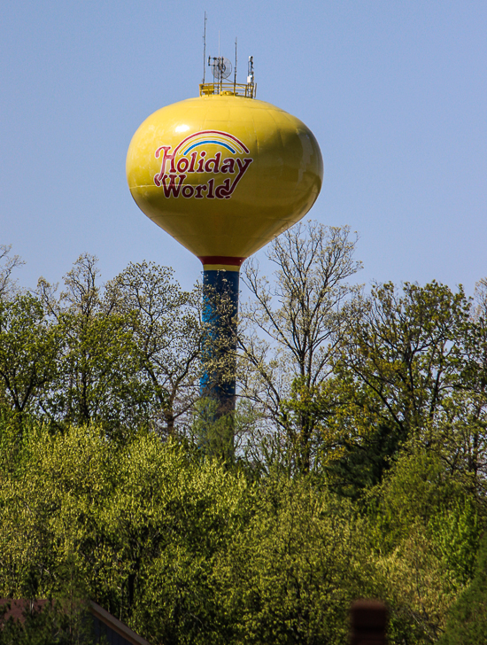 The worlds first launched Wing Rider Rollercoaster Thunderbird at Holiday World, Santa Claus, Indiana