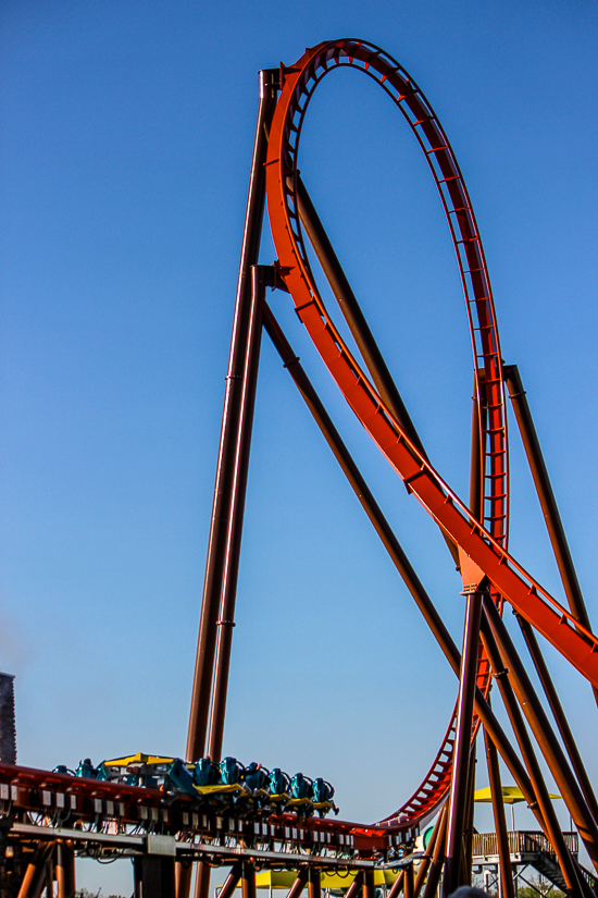 The worlds first launched Wing Rider Rollercoaster Thunderbird at Holiday World, Santa Claus, Indiana