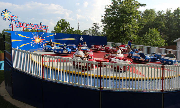 The new for 2017 Firecracker ride at Holiday World, Santa Claus, Indiana