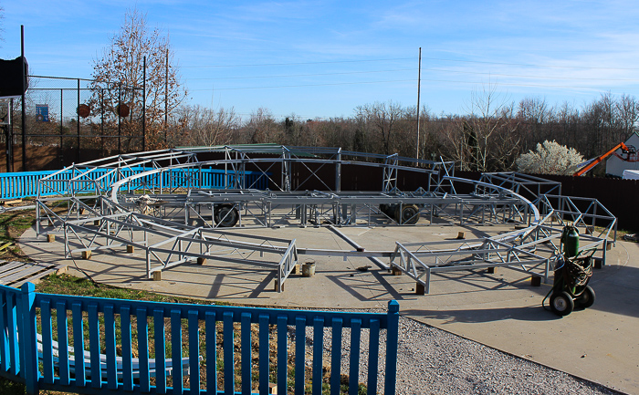 The Thunderbird Rollercoaster at Holiday World, Santa Claus, Indiana