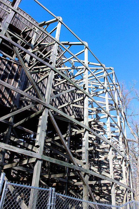 The Legend Rollercoaster ar Holiday World, Santa Claus, Indiana